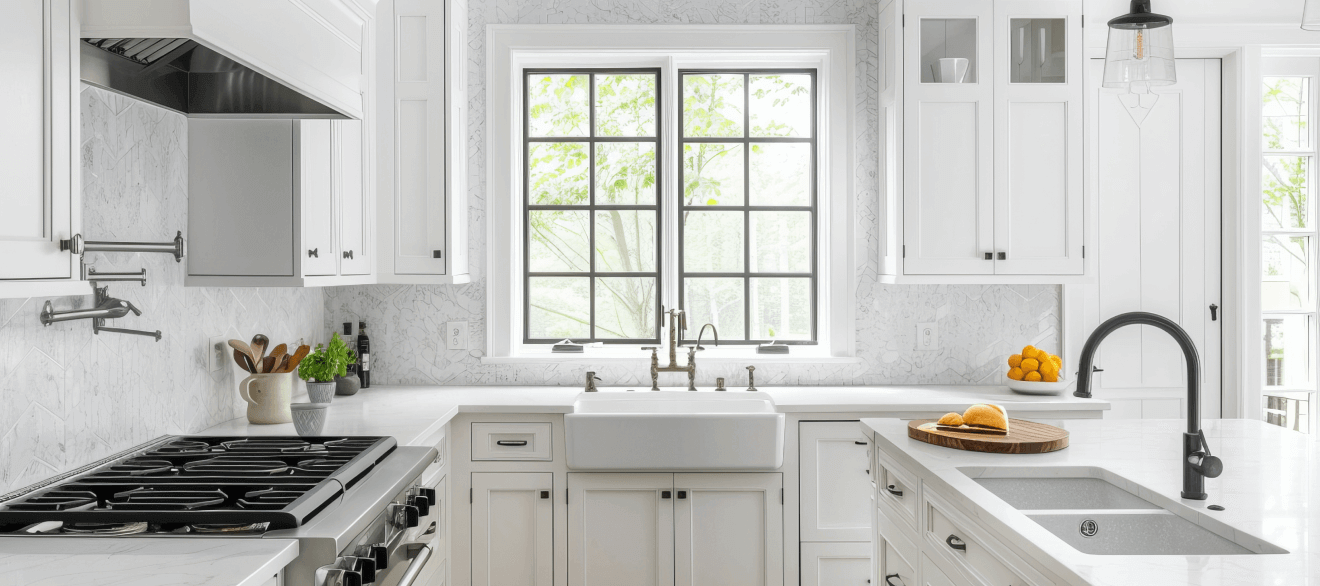 Kitchen after housekeeping service